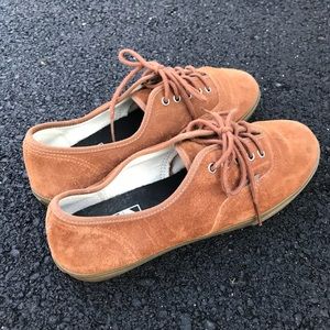 Brown Suede Slim Fit Vans